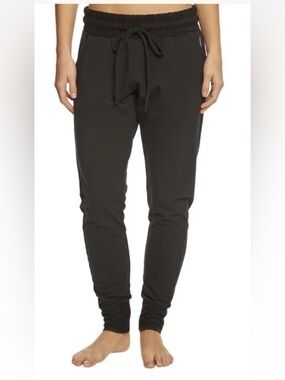 NWT Free People Movement Sunny Skinny Joggers L Large Black Sweatpants Sweats
